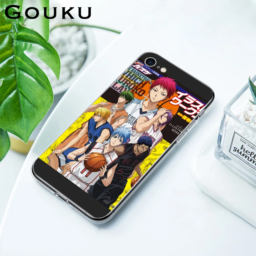 Противоударный силиконовый чехол для телефона GOUKU Kuroko Basketball IPhone 11 X XS Pro XR Max 8 7 6 6S