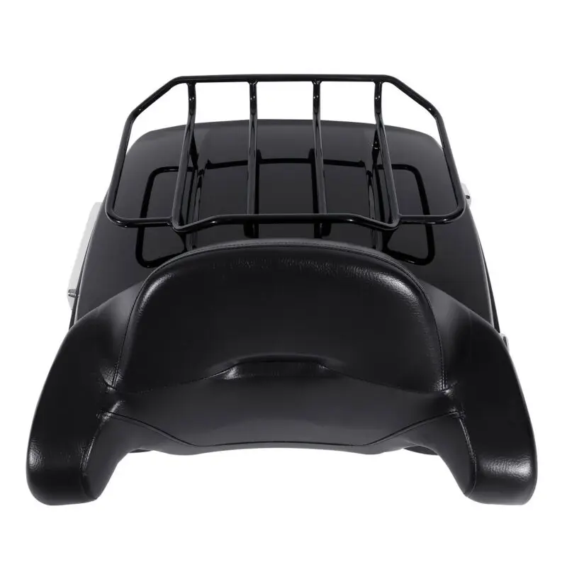 King para Motocicleta Traseiro para Motos Superior do Porta-malas Bolsa Encosto Harley Tour Trajes Pacote Turismo Road King Electra Street Glide 2010-2020 Estojo 21 Baú