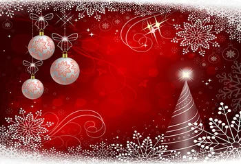 

Red Christmas backdrops background vinyl kids birthday bells photography backdrops for photo studio props fotografia LV-1259