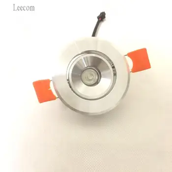 

10pcs/lot Limited 3w diameter 68mm Bridgelux Recessed Led Downlight Cob Spot Light Decoration Ceiling Lamp Ac 110v 220v