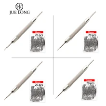 Подарок 20 шт пружинный стержень) двухголовый ремешок для часов из нержавеющей стали пружинный стержень шпильки инструмент, пружинное соединение для снятия штифта для ремешка часов