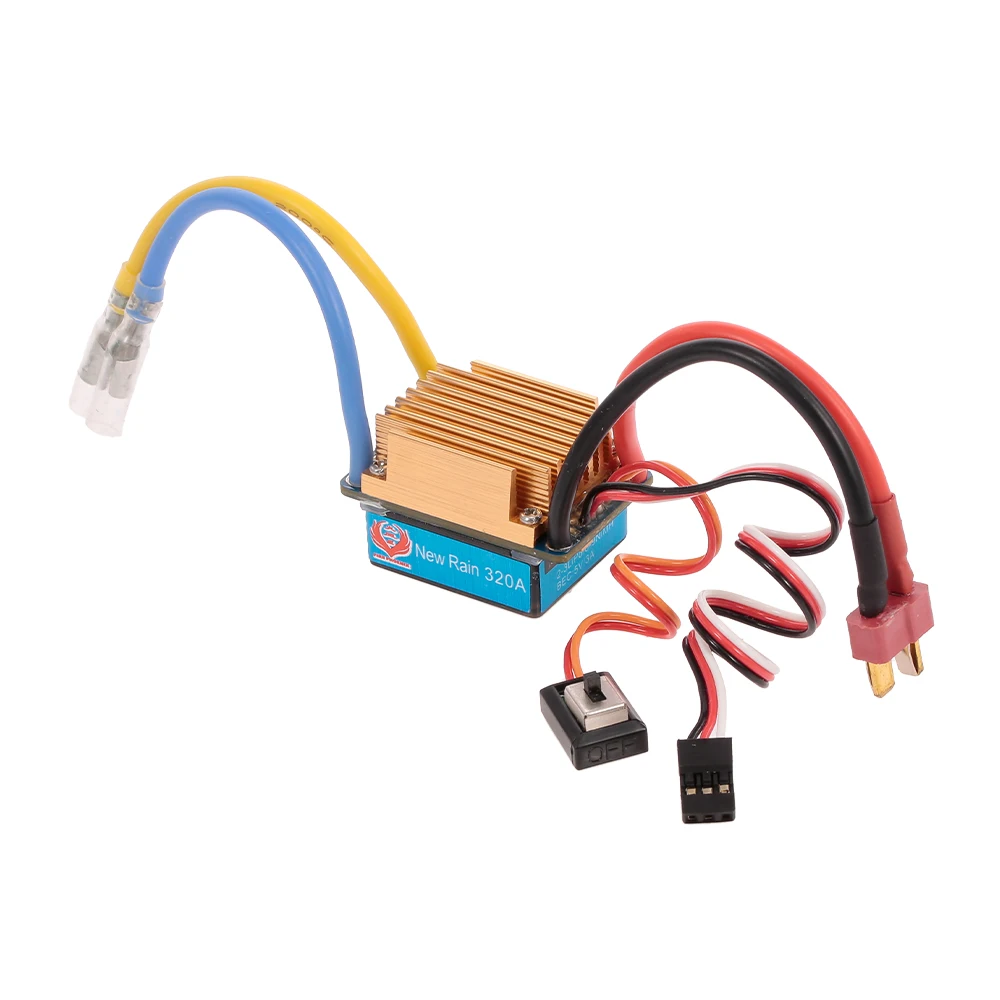 

GoolRC 320A 6-12V Brushed ESC Speed Controller W/3A BEC for RC Boat Part