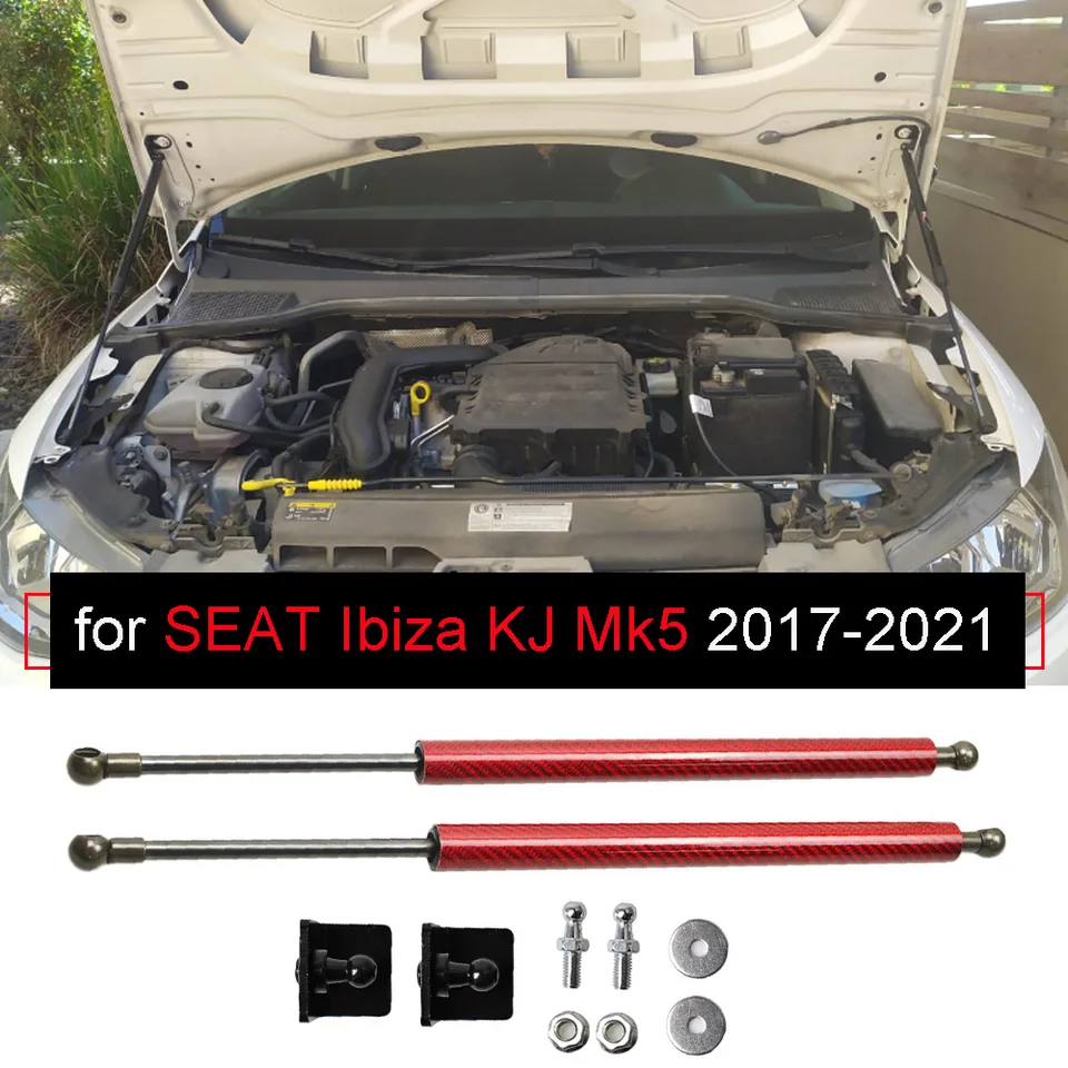 msdono Voor SEAT Voor Ibiza KJ 6F 2017-2023 Motorkap Hood Wijzigen Gasveren Koolstofvezel Lift Ondersteuning Shock Dempers Absorber Motorkap Lifter Ondersteuning Gas Strut (Kleur : zwart msdono Voor SEAT Voor Ibiza KJ 6F 2017-2023 Motorkap Hood Wijzigen Gasveren Koolstofvezel Lift Ondersteuning Shock Dempers Absorber Motorkap Lifter Ondersteuning Gas Strut (Kleur : zwart