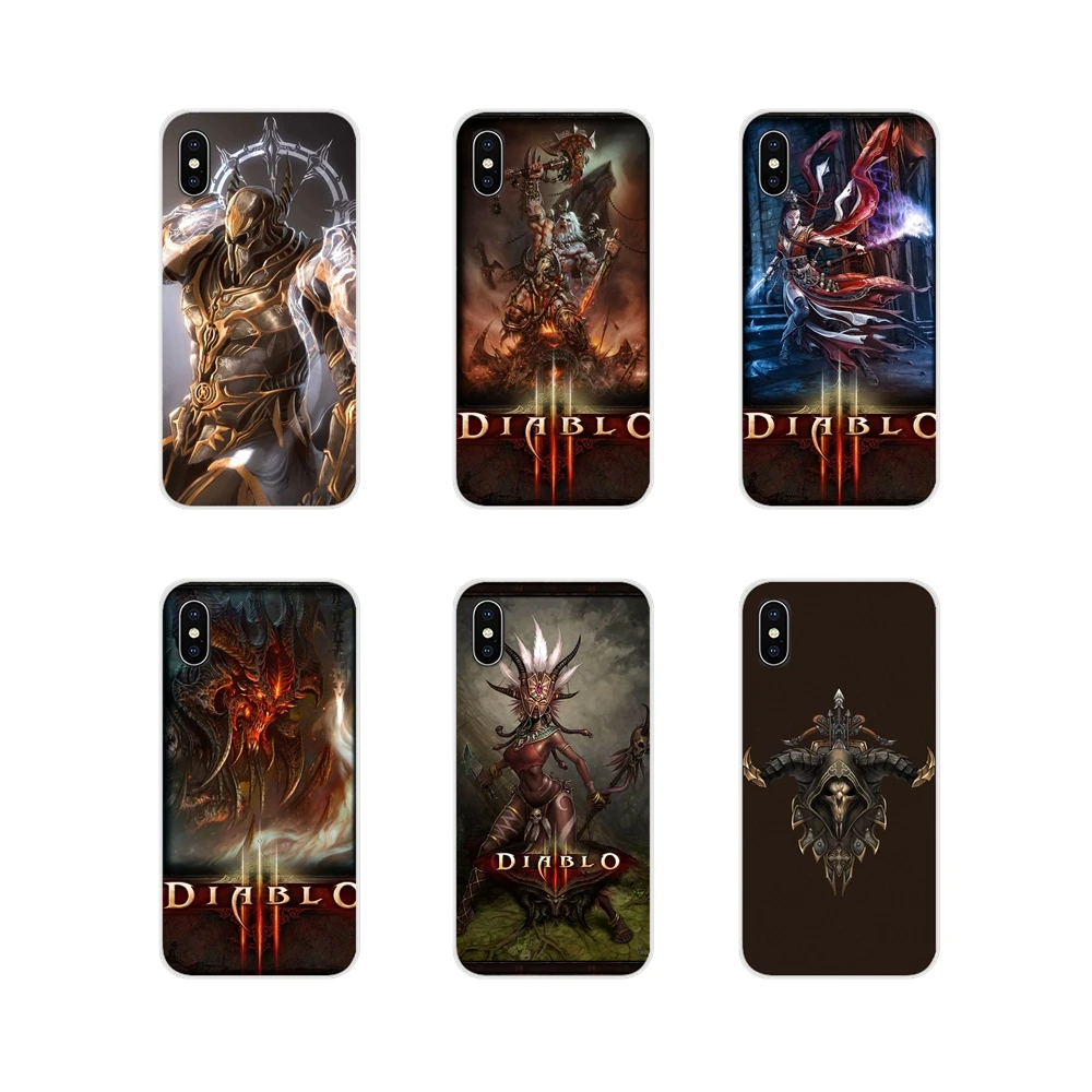 For Xiaomi Redmi Note 3 4 5 6 7 8 Pro Mi Max Mix 2 2S Pocophone F1 Accessories Phone Shell Covers Fashion Games Diablos III | Мобильные