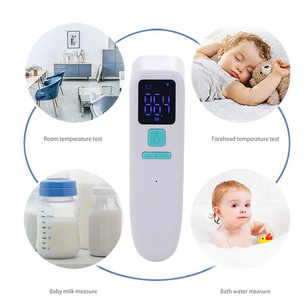 

Professional USB Charging LCD Kids Health Care Forehead Thermometer Infrared Thermometer Outdoor Household Body Thermometer