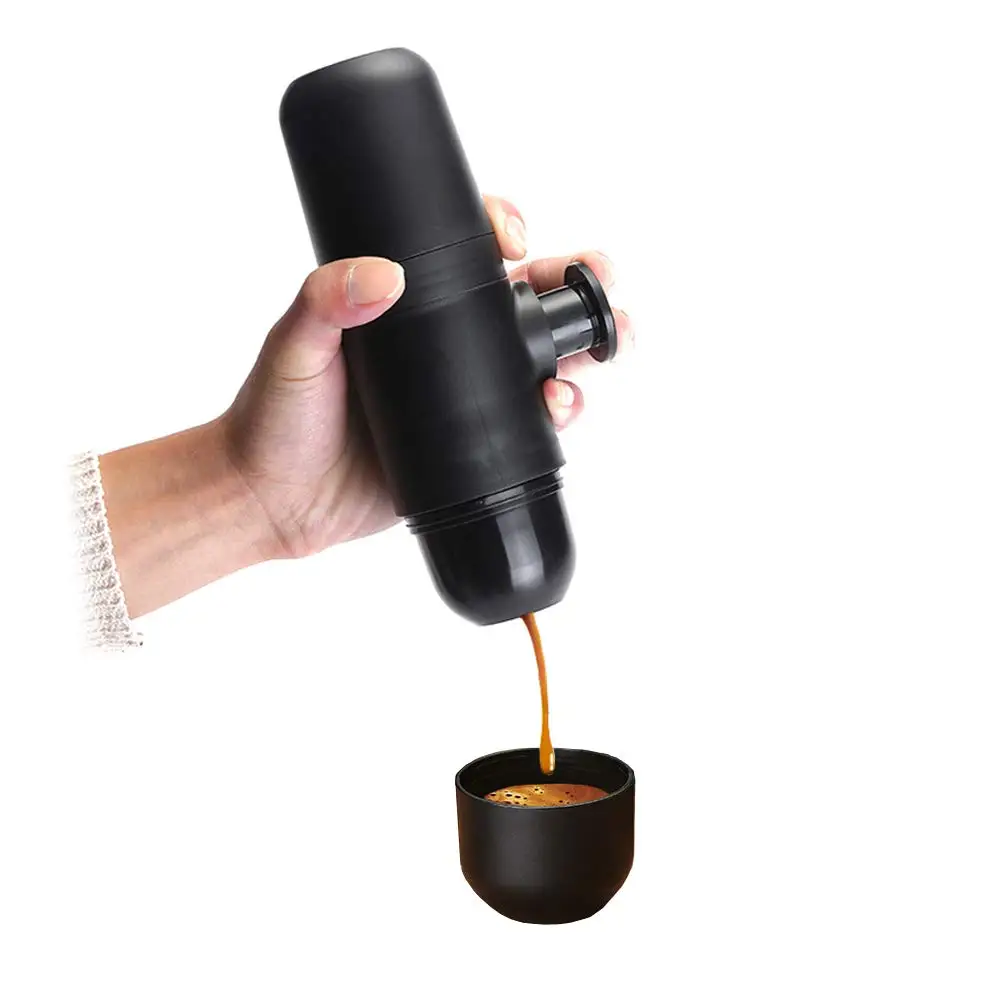 Portable Espresso Machine Hand Coffee Maker Travel Gadgets Manually Operated Perfect for Camping | Дом и сад
