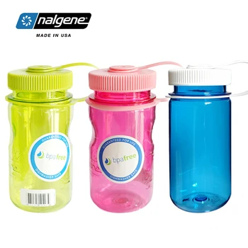 

Nalgene Children's sports cup water cup portable leakproof plastic Bottle outdoor water kettle 350ml Hiking cycling travel