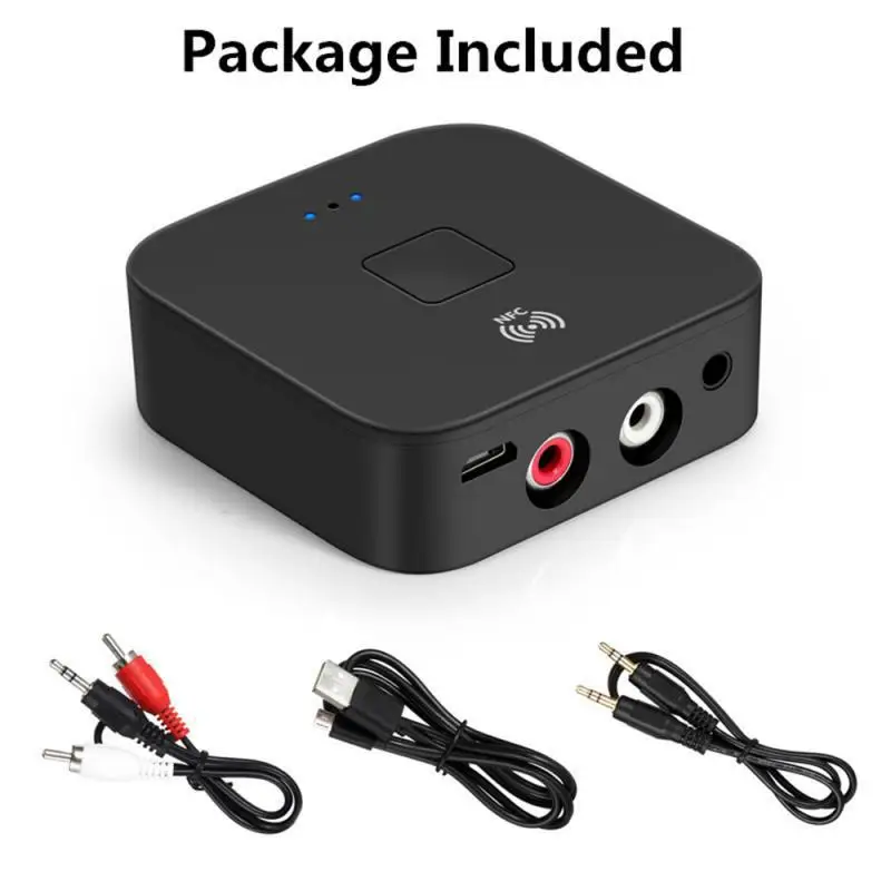 BEESCLOVER беспроводной адаптер Авто Bluetooth аудио приемник NFC 5 0 3 мм APTX LL AUX RCA Jack