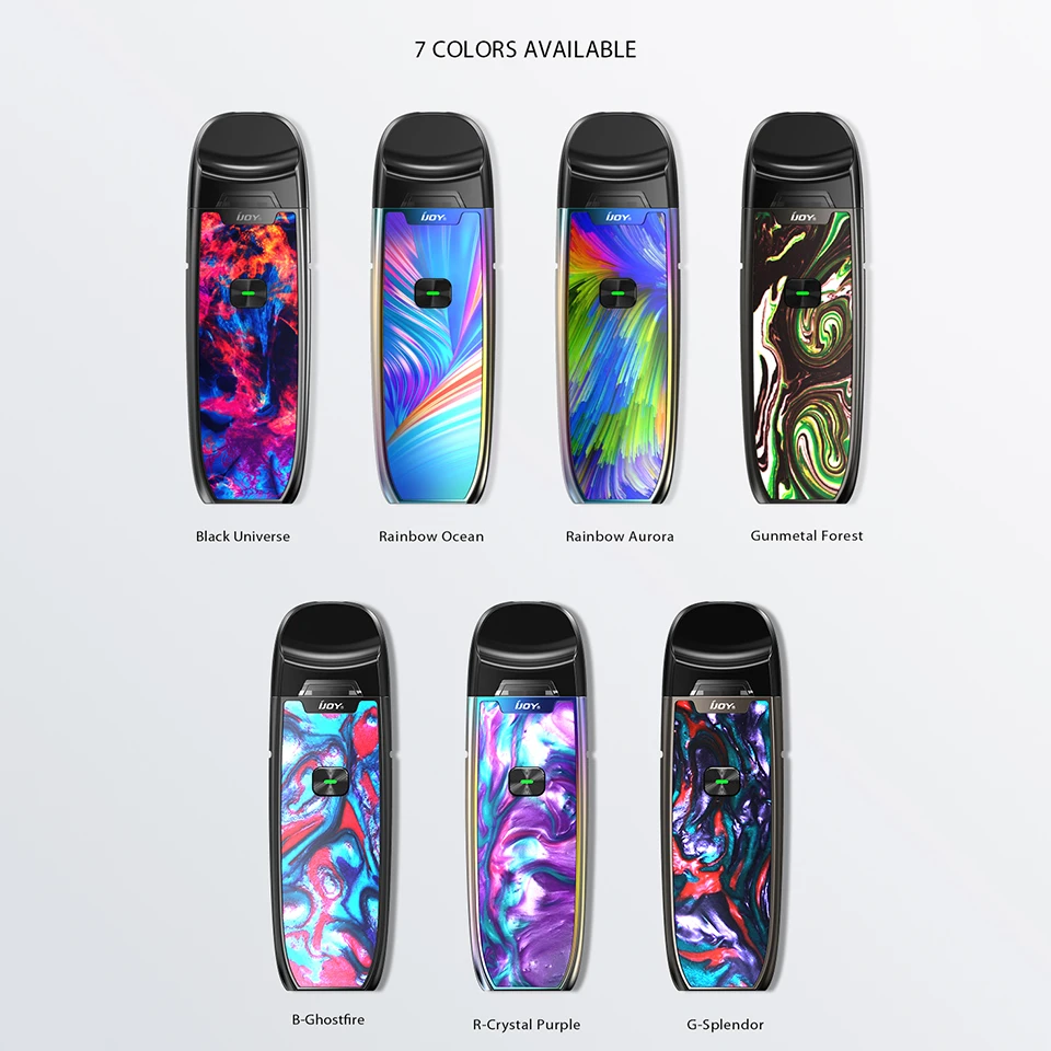 Оригинальный IJOY AI EVO полимерный Pod Vape Kit 1100 мАч с картриджем 2 8 мл и максимальной