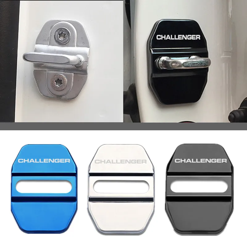 

Door Lock Decoration rust protection Stainless Steel Cover for Dodge challenger accessories