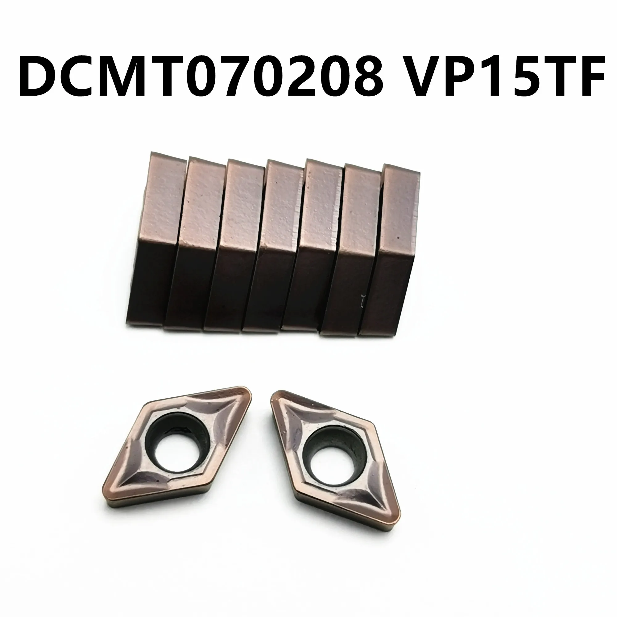 

Tungsten Carbide DCMT070208 VP15TF Carbide Inserting Tool DCMT 070208 End Milling Lathe Tool Milling Cutter CNC Tool