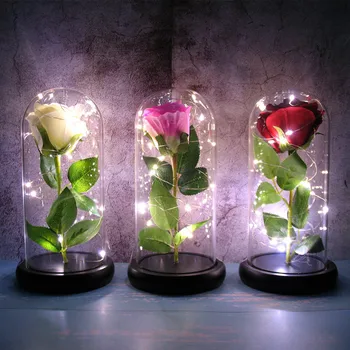 

Artificial Plants Fake Flowers Roses Artificial Flowers Silk Flowers Home Decor Valentines Day Gift Eternal Flower Love Gift