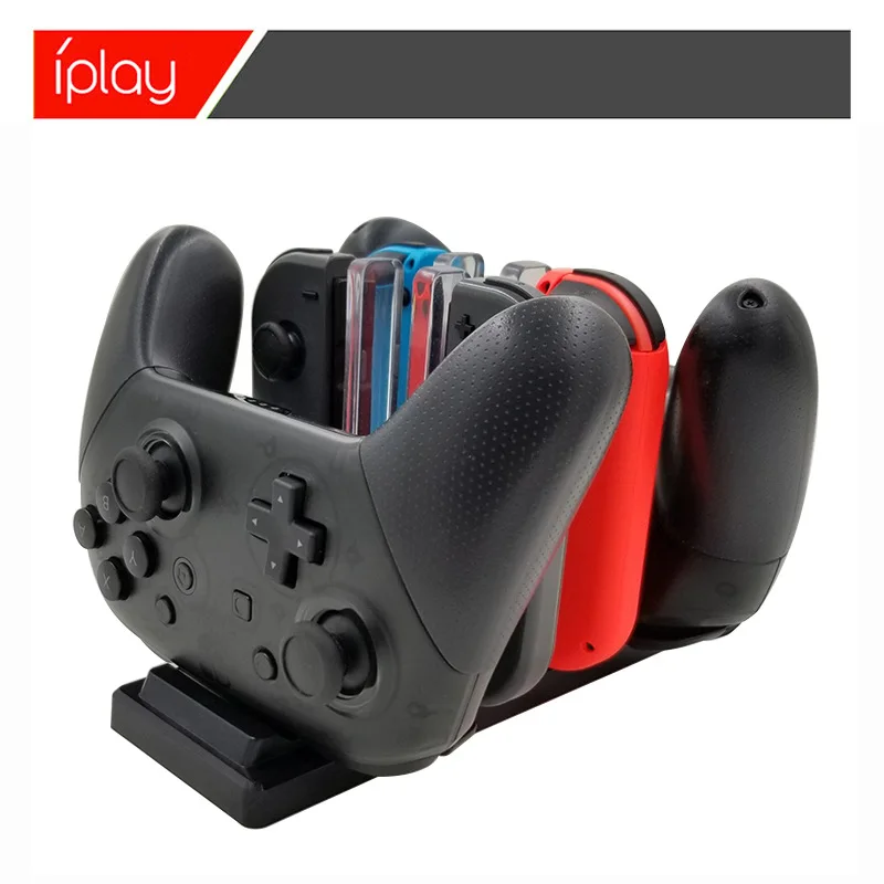 Nintendo Switch Joy-Con игровая Ручка фиксированным лезвием Зарядное устройство nintendo игровых аксессуаров 6-в 1PRO Зарядное устройство