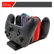 Nintendo Switch Joy-Con игровая Ручка фиксированным лезвием Зарядное устройство nintendo игровых аксессуаров 6-в 1PRO Зарядное устройство