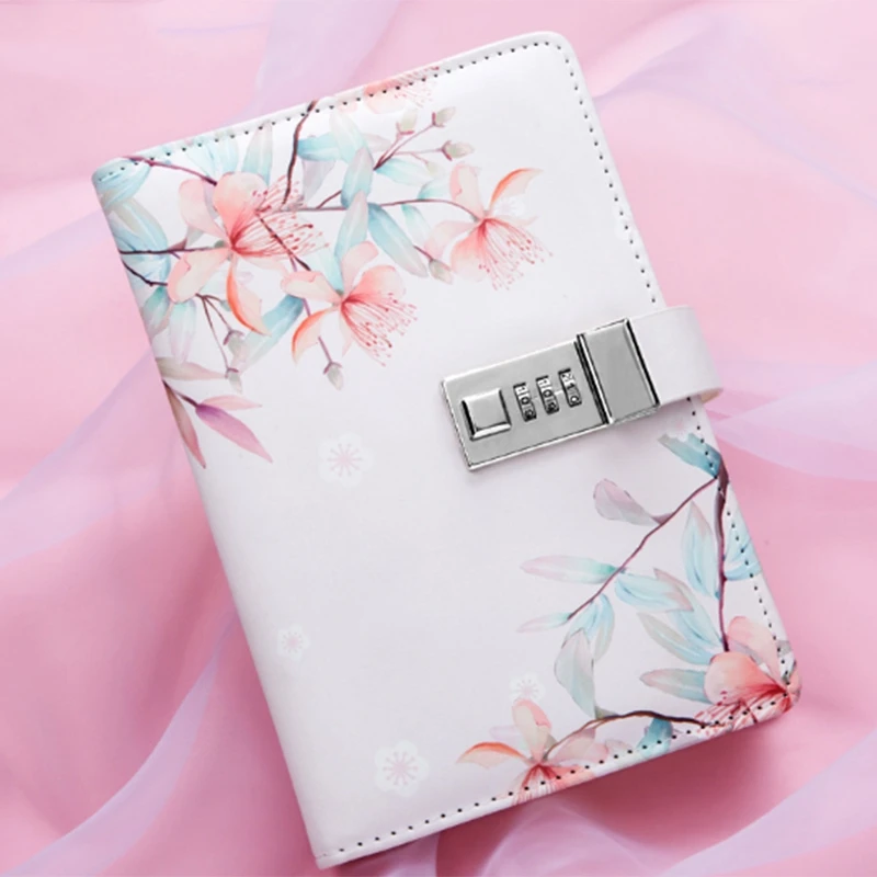 IG-Notepad дневник с замком для рук книга с паролем блокнот планировщик путешествия журнал Студенческая девушка код Блокировка записная книжка