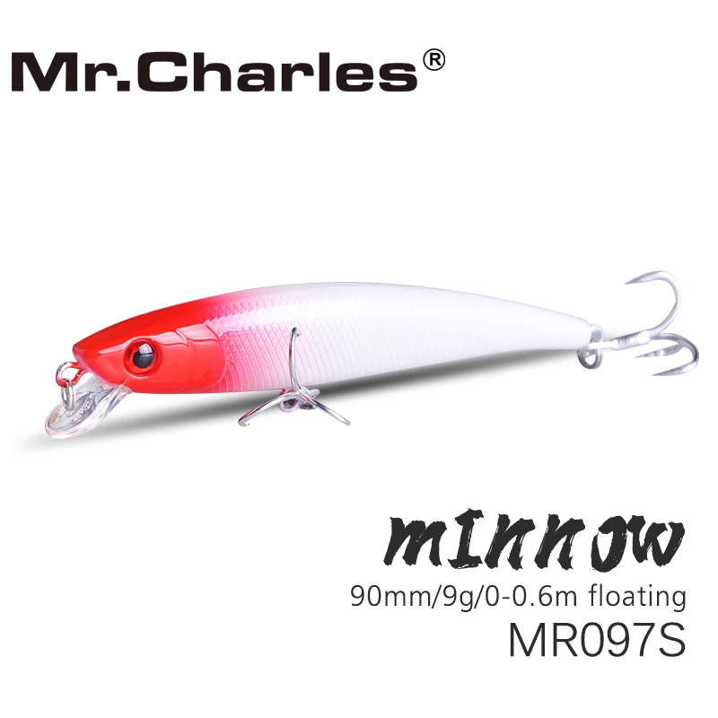 Mr.Charles MR097S рыболовная приманка 90 мм/9 г 0 6 Плавающие жесткие приманки на пескаря