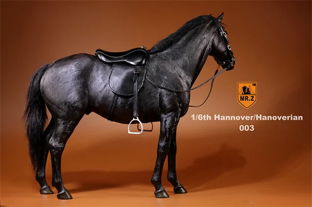 Mr.Z 1/6 Germany Hanover Horse Figure Steed Mount Animal Model Collector Toy Model Desktop Ornaments Decoration Dolls Kids Gifts 6