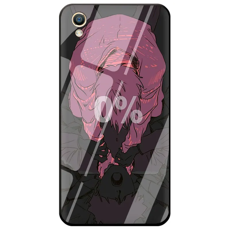 G11 EWAU Mob Psycho»(«милый чудак» 100 закаленное Стекло чехол для телефона чехол для OPPO A7 A5s AX7 AX5s A37 A77 A7X F3 F5 F7 F9 F11 Pro - Цвет: G11