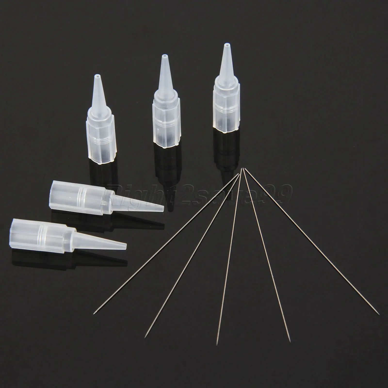 50Pcs1RTattooneedles03mmand50pcstipsForPermanentMakeup