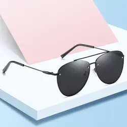 Женские солнцезащитные очки, фирменный дизайн, Ретро стиль, ослепительные цветные поляризационные очки, женские модные солнцезащитные