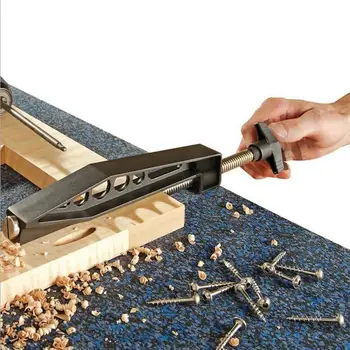 

Universal Woodworking Drill Hole Joints Alloy Fixed Clamp Slant Hole Pull Clip For Carpenter Tools