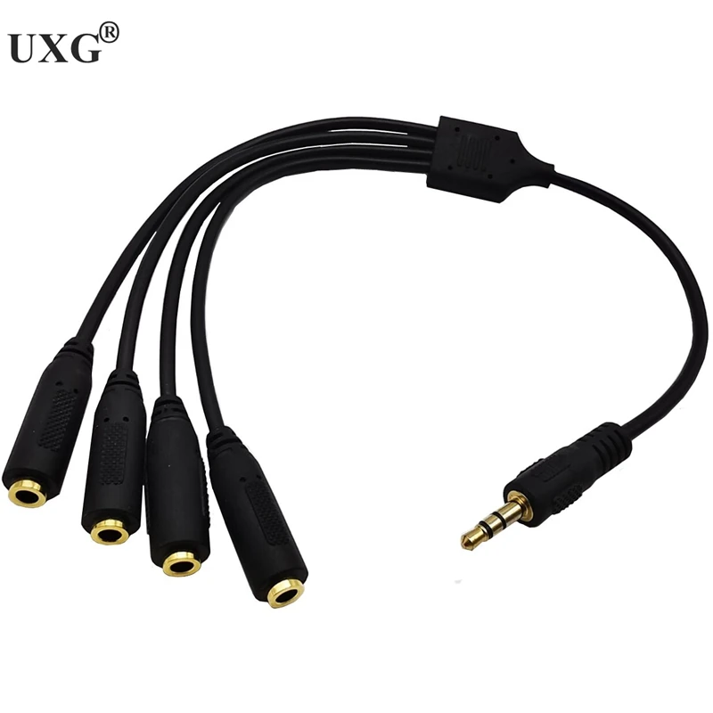 Output Stereo Audio Splitter Cable 