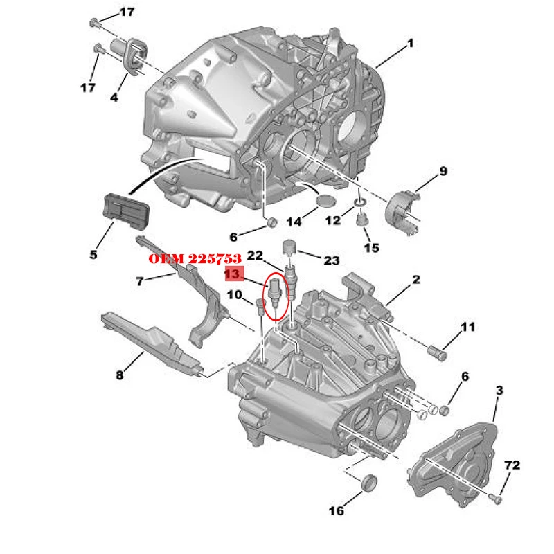 4 ENJOLIVEURS 15 pour PEUGEOT 1007 2008 207 306 406 208 307 206