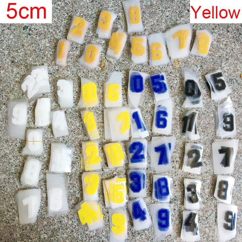 

Iron on Patches Letter DIY Basketball jersey number Clothes Bag Cap Fashion Hotfix Sticker