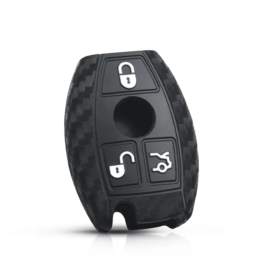 Cover in silicone chiave telecomando per Mercedes Benz A180 A200 A260 W203 W210 W211 AMG W204 C E S CLA Classe - H811efbfad5ad4731b9bc3af0fe6c1b561