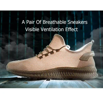 

Men Breathable Running Shoe Fashion Mesh Breathable Running Shoes Male Cushioning Low Athletic Men's Sneakers Casual Men Shoes