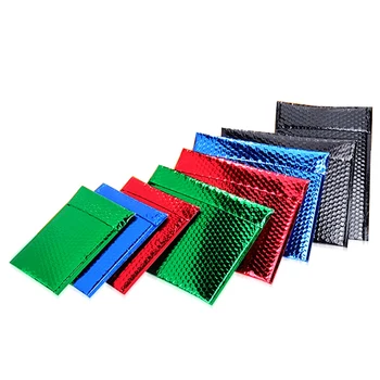 

50 pieces / batch of gold foil plastic lined bubble bag postman's envelope with bubble bag business supplies 26 * 20cm + 5cm