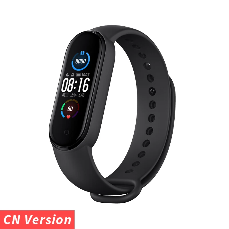 Xiaomi Mi Band 5 Smart Bracelet 4 Color AMOLED Screen Miband 5 Smartband Fitness Traker Bluetooth Sport Waterproof Smart Band 