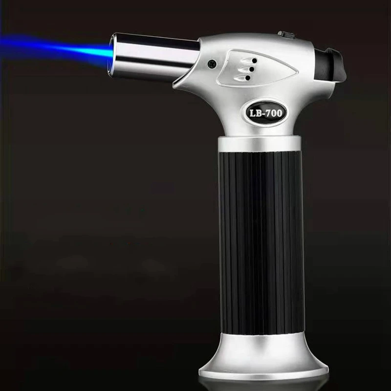 

Straight Into The Borch Turbo Welding Spary Gun Lighter Visible Gas Inflatable Portable Adjustable Fmale Butane Gas Encendedor