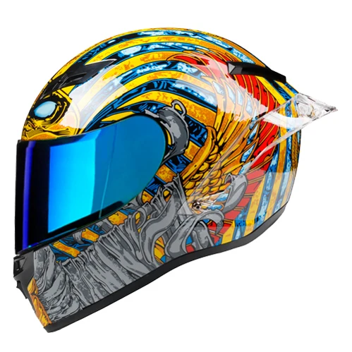 Полный шлем мотоциклетный шлем полное лицо профессиональный шлем de Moto Capacete De Motocicleta Мотокросс DOT одобренный внедорожный - Цвет: 3