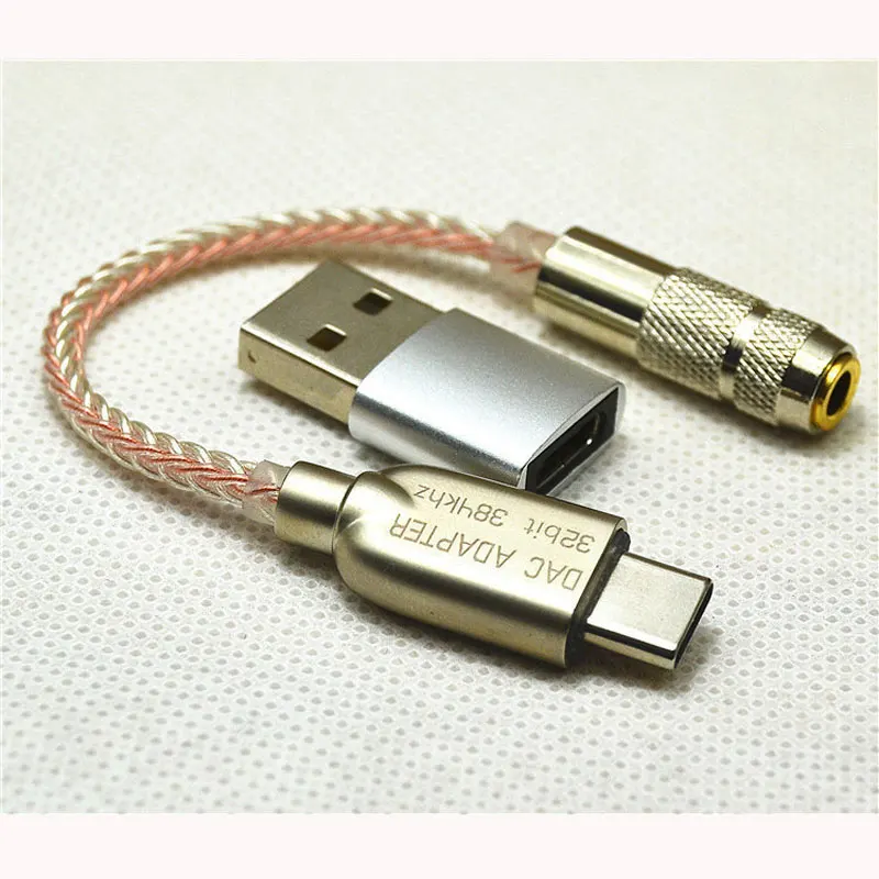 USB Type C To 3 5 Jack ALC5686 Chip HiFi Digital Headphone Amplifier Decoding DAC Audio Adapter Cable For Mac iPad Android Win10