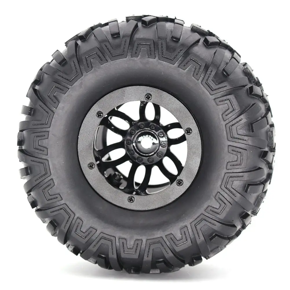 4 шт. 2," Beadlock Обода Колеса и 2,2 резиновые шины Набор для TRX4 SCX10 D90 90046 1/10 автомобилей 3 цвета с насосом