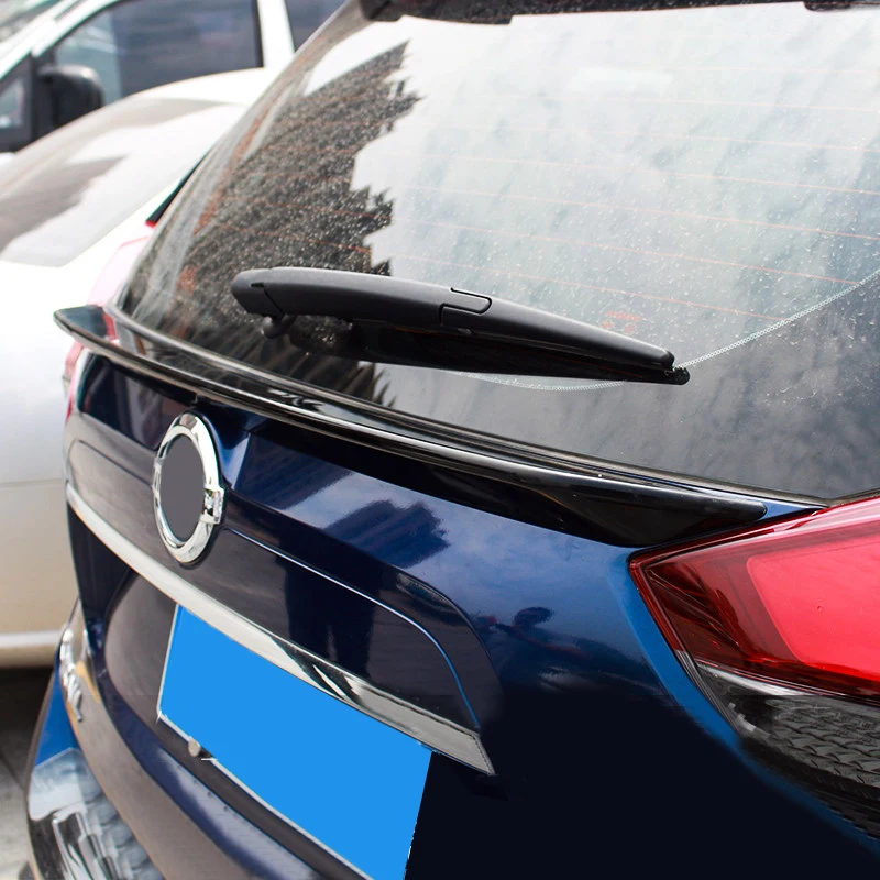 Для Nissan X-Trail Rogue T32- автомобильный Стайлинг внешний АБС Автомобильный задний багажник спойлер крыло рамка накладка 1 шт
