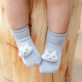 

New Arrival Baby Socks Boy Girl Senteces Cute Cartoon Socks For Newborn Infants Toddlers Non-slip Soft Cotton Socks Wholesale