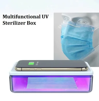 

Multifunctional UV Sterilizer light Box Mask Phones Cleaner Personal Disinfection Cabinet with Aromatherapy uv light sterilizer