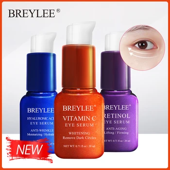 

BREYLEE Retinol Eye Serum Eye Care Hyaluronic Acid Vitamin C Eye Cream Skin Care Eye Bags Moisturizing Dark Circles Firming 20ml