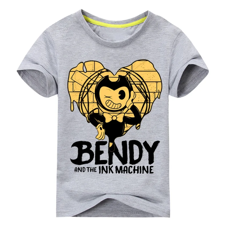 C Children Summer Kids Clothes T shirt Boy Infant Tee for Boys Girls Tops Toddler T-shirts Bendy Short Sleeve T-Shirt - Цвет: C