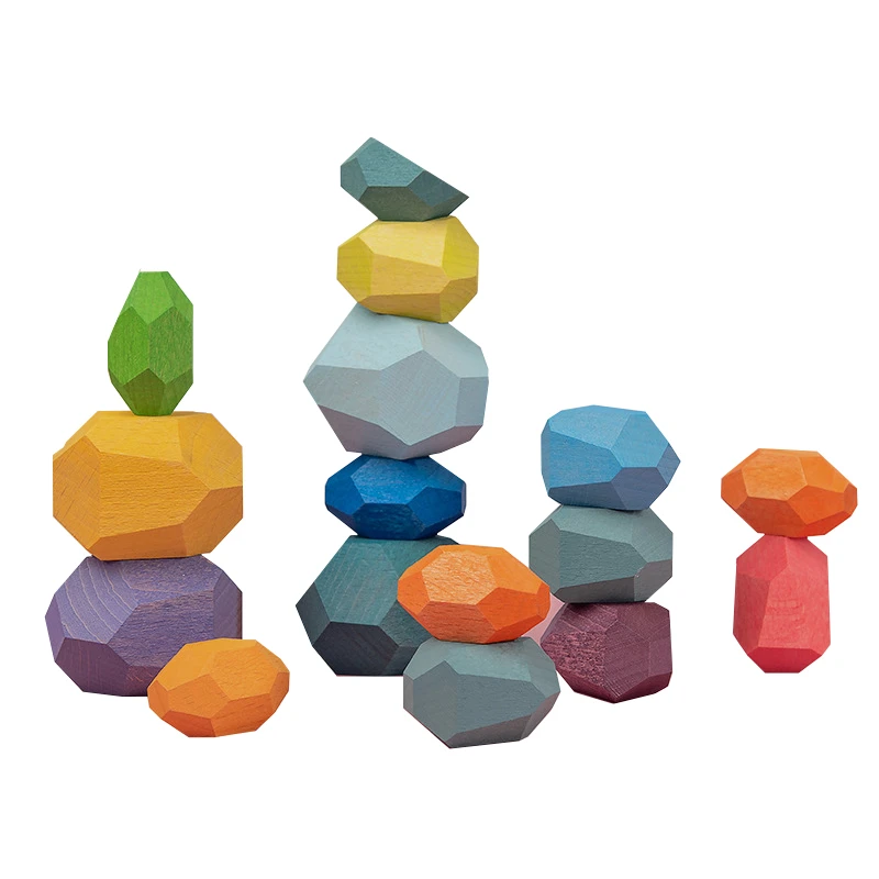 colored wooden blocks