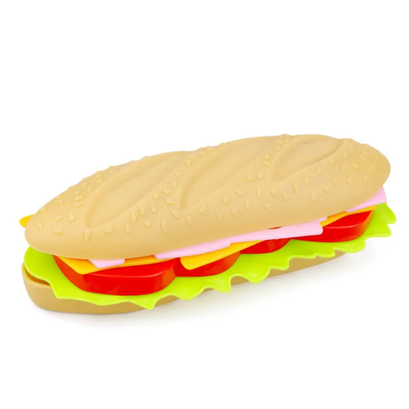 Дети Моделирование еда гамбургер Hotdog кухня игрушка набор ролевые игры миниатюрные закуски бургер Развивающие игрушки для девочек Малыш - Цвет: B
