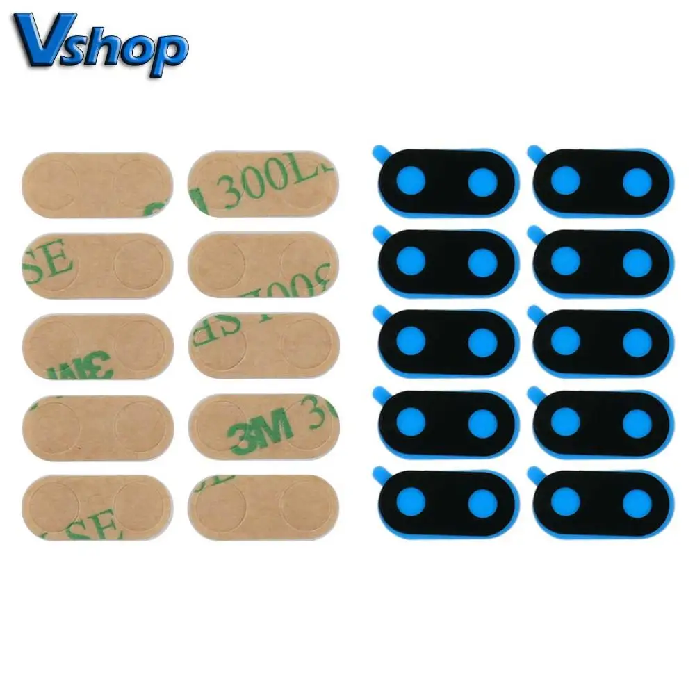 

10 Pcs/lot for Huawei Mate 10 Lite Back Camera Lens with Adhesive for Huawei Mate 10 Lite Cell Phone Replacement Repair Parts