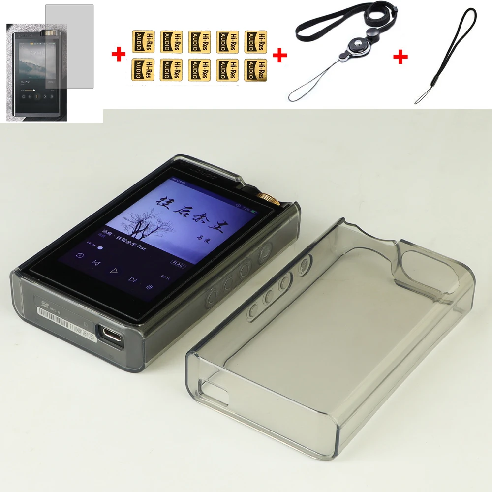 Capa Protetora Tpu para Lotoo Paw Crystal Clear Cover Gold Touch Shell Skin