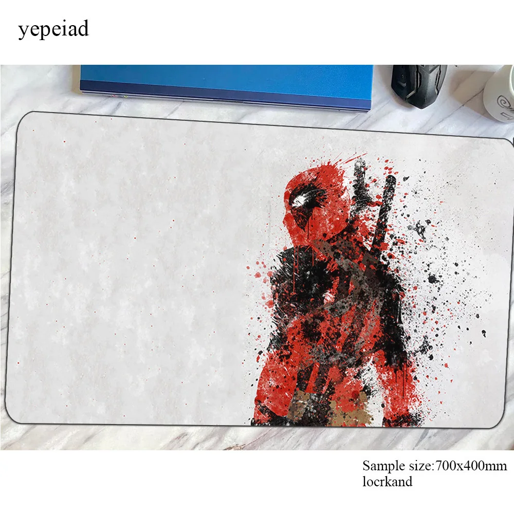 Deadpool mousepad best seller gaming mouse pad big gamer mat 800x400x4mm game computer desk padmouse keyboard L large play mats |