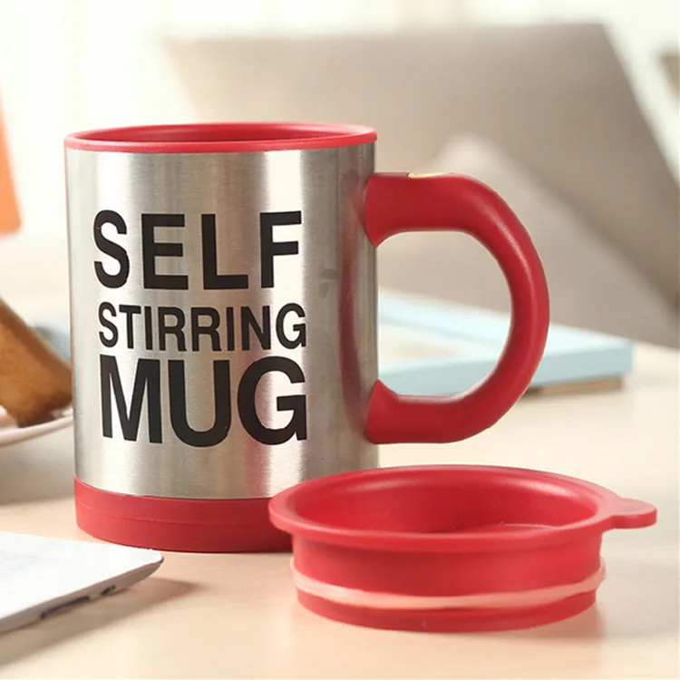 

Automatic Stir Coffee Cup Bring Cover Motor-driven Dawdler Tea With Milk Cup Suit Milk Xi Bei Stainless Steel Gift Glass