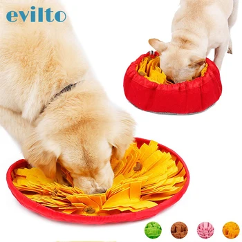 

Round Interactive Pet Dog Toys Sniffing Training Pad Washable Puzzle Training Blanket Feeding Mat Congestion Training Mat Toy