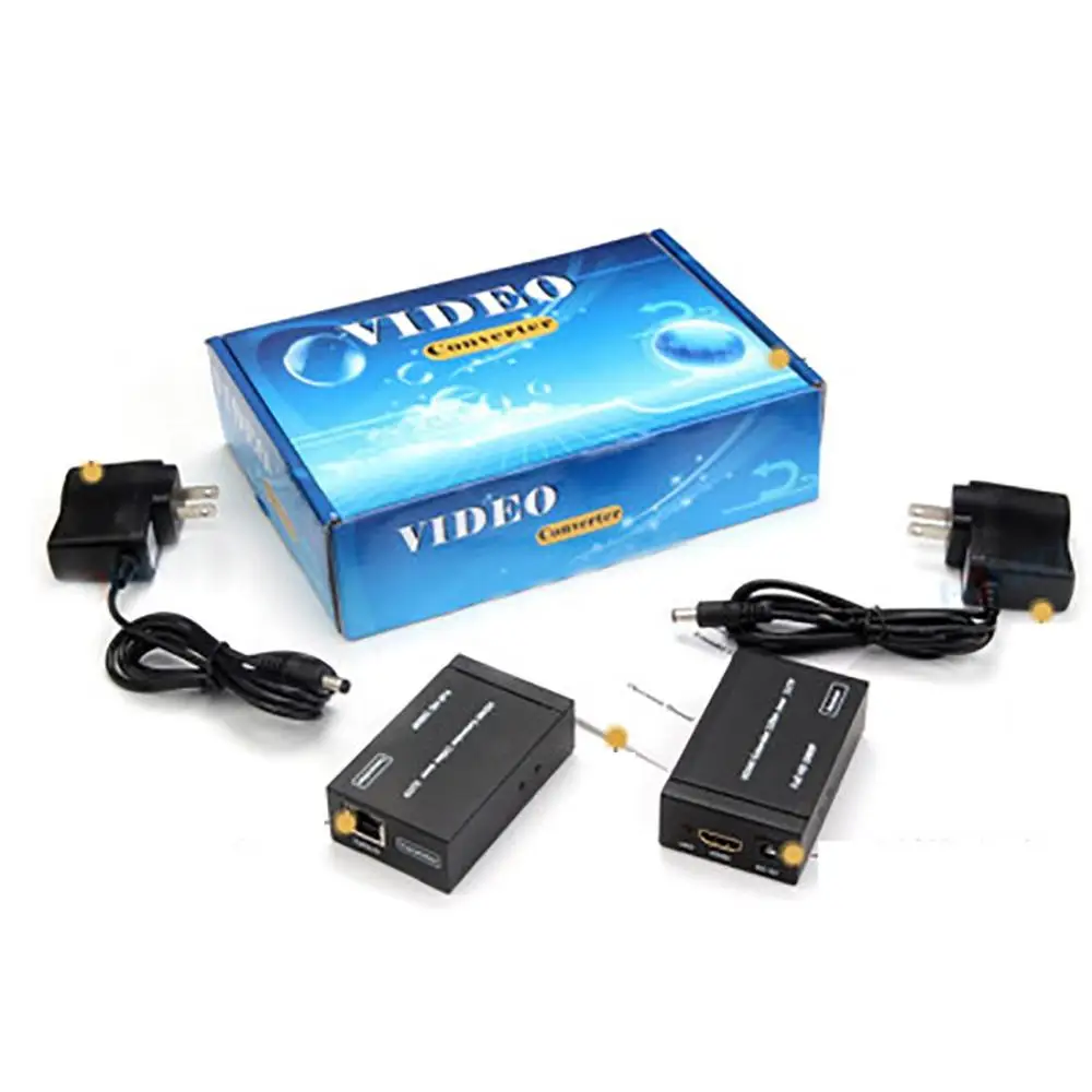 Hdmi удлинитель 60 м 120 м по Ethernet tcp/ip rj45 cat5e cat6 hdmi разделитель усилитель сигнала, передатчик, приёмник для hd DVD PS3