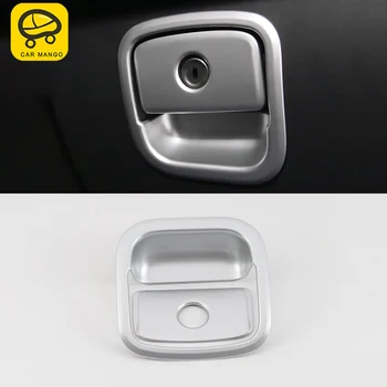 

CARMANGO For Jaguar XE 2018 Auto Car-styling Copilot storage box handle trim Trim Stickers Covers Interior Accessories